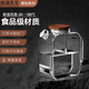 冰箱冷水壺玻璃冷泡茶壺冰水壺涼茶冷萃涼水壺耐高溫家用儲水夏天 方形1500ml相思木蓋