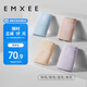 嫚熙（EMXEE）內(nèi)褲女抑菌低腰托腹懷孕早中晚期月子無痕棉內(nèi)褲4條裝組合XL