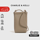 CHARLIE&KELLI CK品牌包包女包時(shí)尚簡(jiǎn)約手機(jī)包女士2025新款迷你小包斜挎單肩包 大象灰【七夕情人節(jié)禮物】