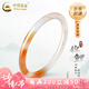 中國黃金（CHINA GOLD）溪澗錦鯉玉髓手鐲女國風(fēng)玉鐲子紀(jì)念送七夕情人節(jié)禮物送女朋友老婆 玉髓手鐲【內(nèi)徑54】