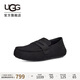 UGG春季男士純色平底淺口休閑豆豆鞋樂(lè )福鞋 1166762 BLK|黑色 42