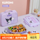 泰福高（TAFUCO）學(xué)生餐盤316L不銹鋼飯盒分格大容量餐盒上班族便攜便當(dāng)盒T5353