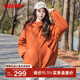 鴨鴨（YAYA）王一博同款羽絨服女士短款2025秋冬新款時(shí)尚保暖男厚外套夾克YX 橘色 M 110-130斤