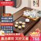 金灶（KAMJOVE）雞翅木實(shí)木茶具套裝燒水壺茶具茶盤(pán)套裝茶臺燒水壺一體式 K-185 搭配H9茶爐+茶具+茶渣桶