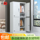京牛鋼制多門(mén)更衣柜車(chē)間員工學(xué)校宿舍洗浴辦公室帶鎖鐵皮儲物存包鞋柜 四門(mén)更衣柜 經(jīng)濟款