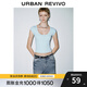 UR2025夏季新款女裝簡(jiǎn)約休閑百搭短款修身短袖T恤UYY450200 淺藍 L