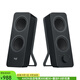 羅技（Logitech） Z207 桌面音響 多設備立體揚聲器 藍牙音箱 適用于筆記本電腦 電視 手機 平板 帶3.5mm輸入 黑色