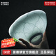 景德鎮(zhèn)（jdz）官方高溫陶瓷碗盤(pán)餐具組合無(wú)鉛純色高顏值吃飯碗碟喬遷之喜搬家 影青-6.5英寸面碗*2