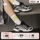 adidas「光波鞋」TEMPER RUN 2經(jīng)典復(fù)古網(wǎng)面老爹鞋阿迪達斯三葉草 黑色/金屬銀/乳白色   42