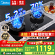 美的（Midea）蒸汽洗AK7pro/AK9pro/小西梅聯(lián)動(dòng)組套天然氣灶具 5.2KW大火力燃氣灶天然氣 高熱效率臺嵌兩用灶 【管道天然氣】70%高熱效率Q529L 國家補貼立減20%