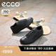 愛步（ECCO）德訓(xùn)鞋男 休閑鞋男士板鞋舒適復(fù)古牛皮男鞋 柔酷零點(diǎn)537764 黑色53776401001 43