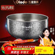 歐樂多（Olodo）德國純鈦碗家用兒童飯碗成人湯碗食品級環(huán)保金屬碗防燙防摔碗鐵碗 99.9%真鈦雙層【鈦銀色】380ML