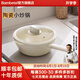 BAMBETEL班貝特德國(guó)品牌陶瓷小炒鍋家用無(wú)涂層不粘平底煎鍋嬰兒輔食鍋 【可進(jìn)洗碗機(jī)】1-2人使用 24cm