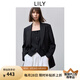 LILY零壓西裝2025春新款精致正肩收腰顯瘦通勤高級(jí)感西服外套女 510黑 L