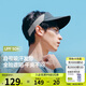蕉下（beneunder）帽子男防曬帽遮陽帽運動吸汗網(wǎng)球帽空頂帽DS567深藍(lán)灰