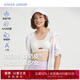 Aimer kids愛(ài)慕少女奶皮星愿寶貝少女三階段背心式運(yùn)動(dòng)文胸AJ115E113 白 170