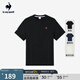 樂(lè)卡克（Le coq sportif）樂(lè)卡克法國(guó)公雞夏季男士短袖T恤 L242MECA0301 黑色 M