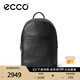 愛步（ECCO）七夕禮物  雙肩包女 輕奢牛皮大容量電腦包 大號雙肩包9107796 黑色910779690000 尺碼00