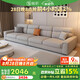 簡昕布藝沙發(fā)客廳2025新款直排小戶型沙發(fā)現(xiàn)代簡約棉麻沙發(fā)F6688