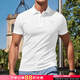 安德瑪（Under Armour）男子Polo短袖衫夏季新款針織透氣高爾夫運(yùn)動半袖T恤衫男 白色【舒適·透氣】 刺繡logo 2XL (185) 104A