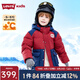 Levi's李維斯兒童棉服男女童冬季外套保暖童裝 草本紅 150 /72 【建議身高140-152cm】