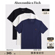 ABERCROMBIE & FITCH男裝25秋季新款3件組合裝經(jīng)典小麋鹿重磅圓領(lǐng)短袖T恤KI124-5044 海軍藍(lán)多色 M (180/100A)