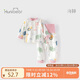 歡喜小熊寶寶內(nèi)衣套裝高腰護(hù)肚男寶春季純棉分體內(nèi)搭衣服嬰兒秋衣秋褲打底