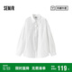 森馬（Semir）[商場同款]長袖襯衫女中長款松弛2025夏oversize防曬101325105002