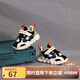 SNOOPY史努比童鞋男童運(yùn)動鞋春秋季新款網(wǎng)面透氣休閑百搭時(shí)尚兒童棉鞋子 加棉黑色 26 碼內(nèi)長約162mm