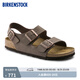 BIRKENSTOCK勃肯德國(guó)進(jìn)口男款時(shí)尚舒適百搭軟木Milano系踝涼鞋 棕色常規(guī)版634501 42