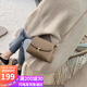 viney牛皮包包女包小眾斜挎單肩包輕奢小包生日禮物高級感送女友老婆