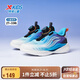 特步（XTEP）兒童小童氫風(fēng)5.0旋鈕扣透氣輕便跑鞋 黑/智能藍(lán) 31碼