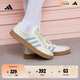 adidas「T頭鞋」VL COURT 2.0復古休閑板鞋德訓鞋阿迪達斯輕運動(dòng) 漢玉白/藍色/金色(推薦女生選小半碼)   36