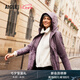 AIGLE艾高棉服秋冬款GORE-TEX防風(fēng)防雨透汽戶外休閑保暖外套女 煙熏紫 AQ201 S (36) (160/84A)