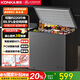 康佳145升低霜小冰柜一級能效家用商用冷藏柜冷凍柜頂開(kāi)臥式冷柜小型租房用母嬰母乳小冰箱BG15JD