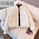 司瑞茲女式棉襖高檔高端中式新式盤扣國(guó)風(fēng)棉服外套女冬季大碼胖復(fù)古氣質(zhì) 米白色(優(yōu)質(zhì)版) M (80-100斤)[獨(dú)特簡(jiǎn)約休閑]