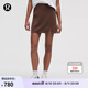 lululemon丨Softstreme? 女士高腰短裙 速干 LW8AMAS 熔巖棕 L