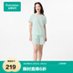 全棉時(shí)代【趙麗穎同款】女士外出一公里家居套裝7A抗菌涼感 氣泡綠 L