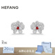 HEFANG何方珠寶蝴蝶蘭耳釘簡(jiǎn)約優(yōu)雅耳飾輕奢高級感生日禮物送女友 耳環(huán)款