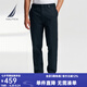 諾帝卡（NAUTICA）【商場同款】春夏新款舒適親膚微彈修身直筒休閑褲男PO4320 藏青4NV 33