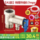 一靚電熱水器泄壓閥安全閥減壓閥小廚寶史密斯海爾美的通用家用單向閥 A1款：4分特厚銅芯0.7mpa泄壓閥