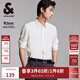 杰克·瓊斯（JACK&JONES）25年男裝白襯衫男士商務(wù)長(cháng)袖襯衣春天絲柔軟親膚垂感舒適精致襯衫 A06雪白色 常規 L