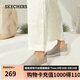 斯凱奇（SKECHERS）女鞋夏季透氣懶人一腳蹬健步鞋輕便軟底百搭休閑運動(dòng)鞋15600