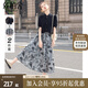 絲柏舍時(shí)尚套裝2025春夏新款女裝立領(lǐng)上衣搭高腰半身裙兩件套