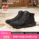 斯凱奇（Skechers）男鞋時(shí)尚百搭高幫鞋耐磨戶(hù)外鞋軟底緩震休閑男靴工作鞋210788