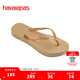 havaianas哈唯納SlimFlatform厚底人字拖女夏外穿增高夾腳涼拖鞋 0570-金色 37 37/38巴西碼