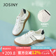 卓詩尼德訓(xùn)鞋女款2025白色網(wǎng)面透氣休閑鞋軟底運(yùn)動鞋七夕禮物 米白色 38