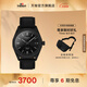 天梭（TISSOT）官旗 瑞士手表PRC100聚光系列太陽能石英手表 黑盤皮帶 T151.422.36.051.00