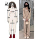 艾美琦美（AIMEIQIMEI）秋季新款大碼女裝2025胖妹妹連帽衛衣女顯瘦休閑套裝長(cháng)褲子兩件套 燕麥色套裝  XL 【115-130斤】