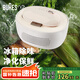 bures百而思 空氣凈化器冰箱除味器新車(chē)車(chē)載臭氧殺菌神器有效保鮮鞋柜除臭衣柜去異味除味劑 【冰箱除味】冰晶白